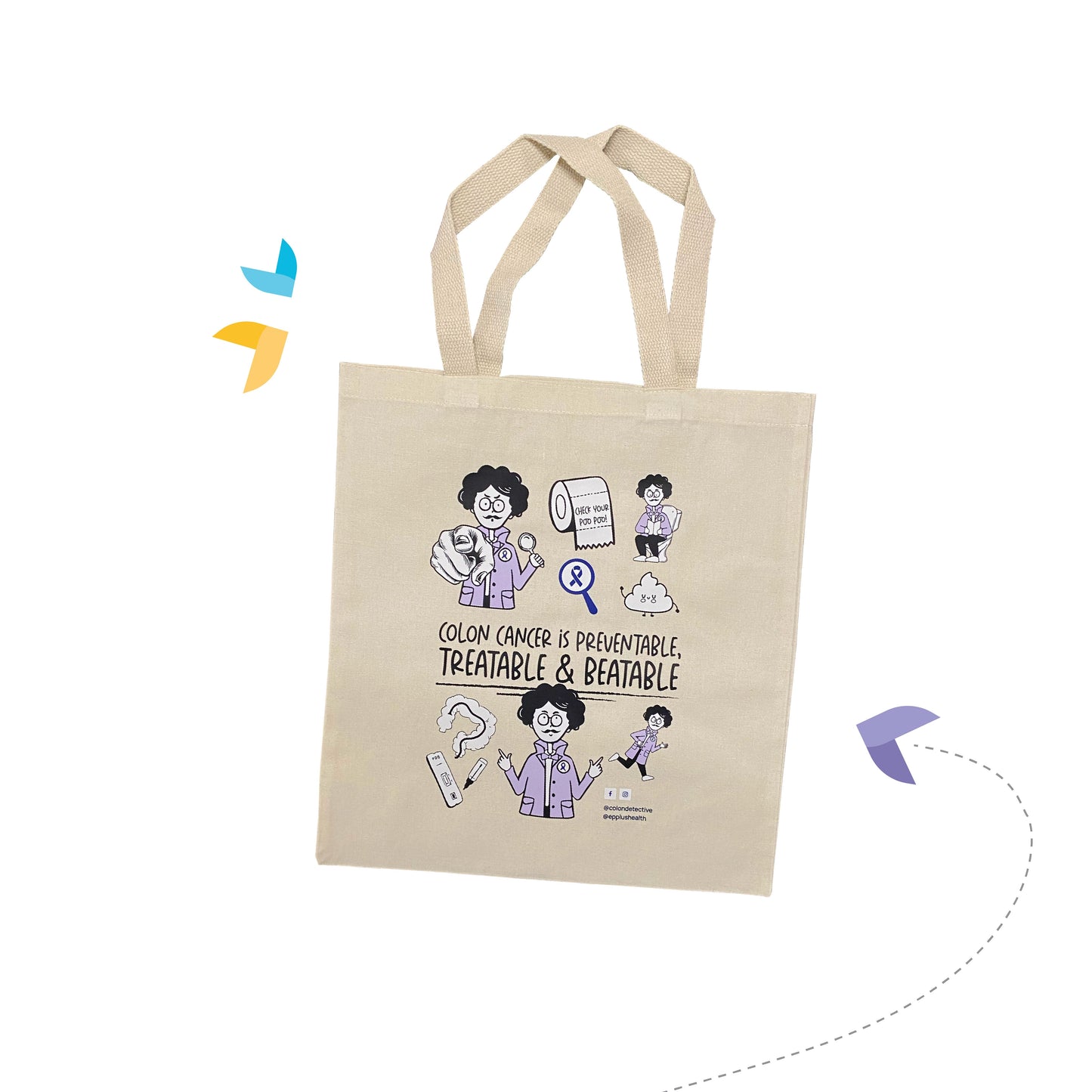 🎁 COLON DETECTIVE TOTE BAG (100% off)