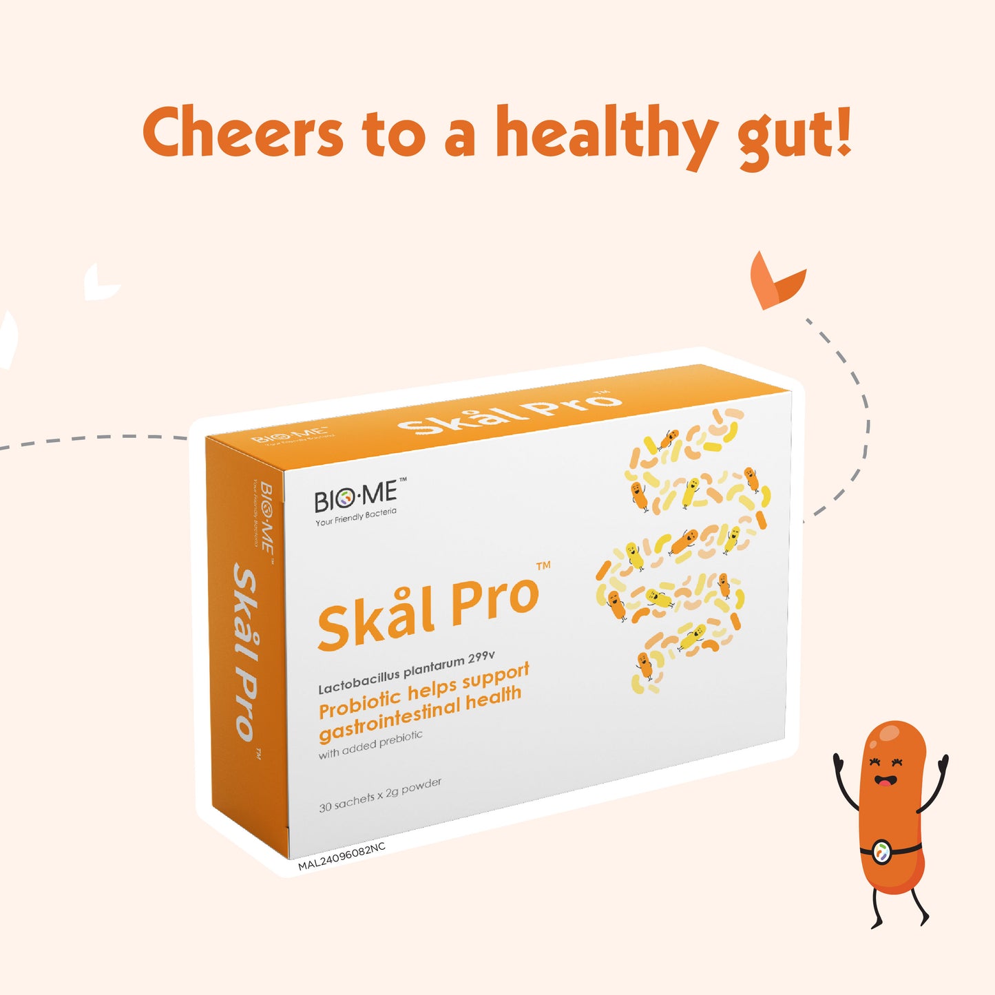 BIOME Skal Pro | Probiotics LP299V for Gut Health MAL24096082NC