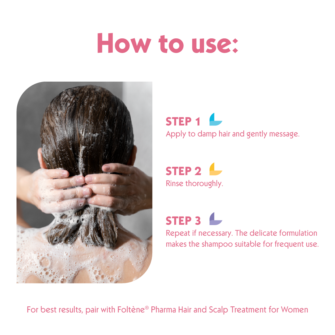 FOLTENE Strengthening Shampoo for WOMEN with Thinning Hair