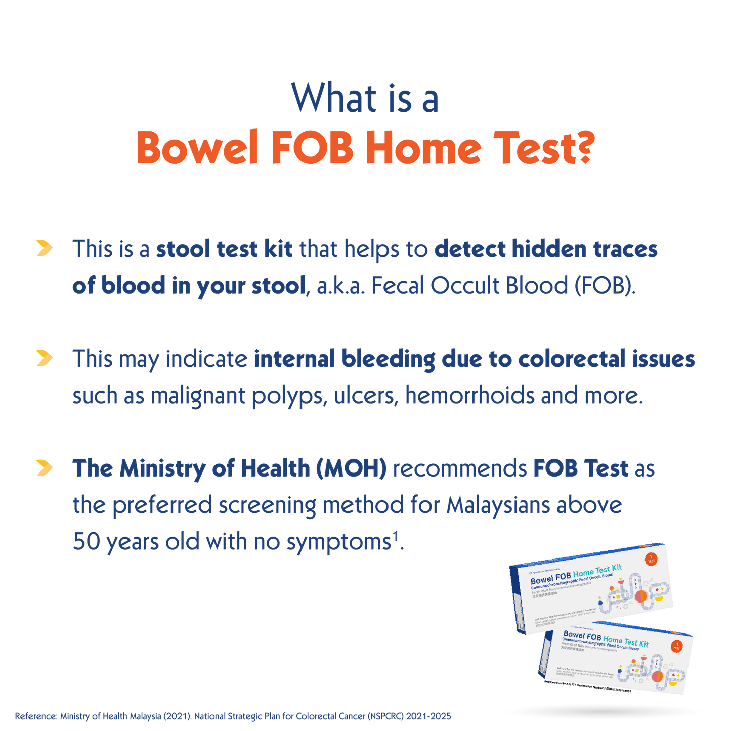 Bowel FOB Home Test Kit | Early Colon Screening