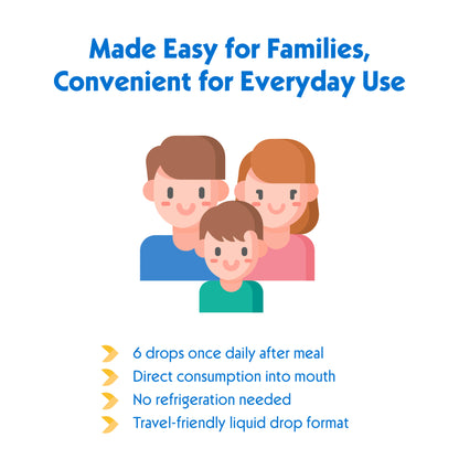 BIO.ME IMMUNOPRO Drops I Probiotics for Kids (6+) and Adults