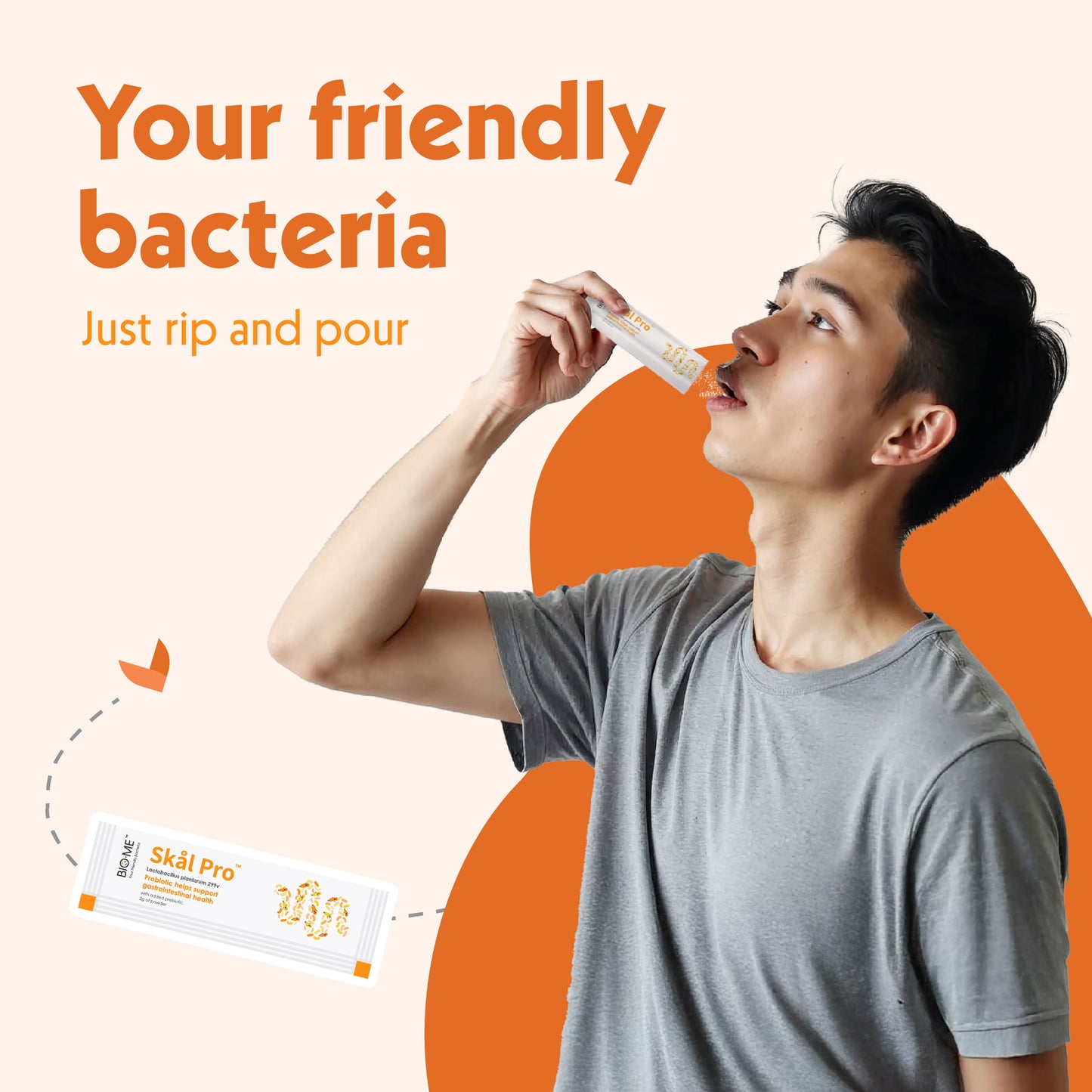 BIOME Skal Pro | Probiotics LP299V for Gut Health MAL24096082NC