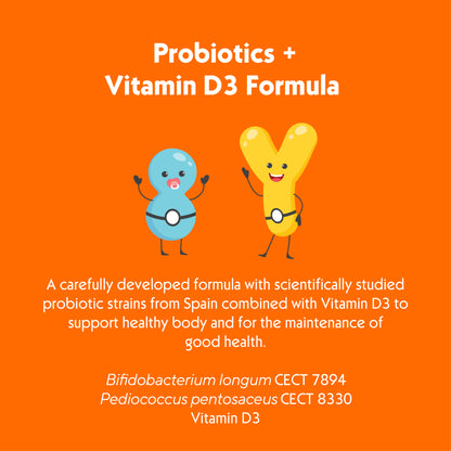 BIO.ME COMFYPRO Drops for Kids (1 Year+) | Probiotics with Vitamin D3