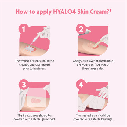 HYALO4 Skin Cream 25 g | Wound Healing Cream