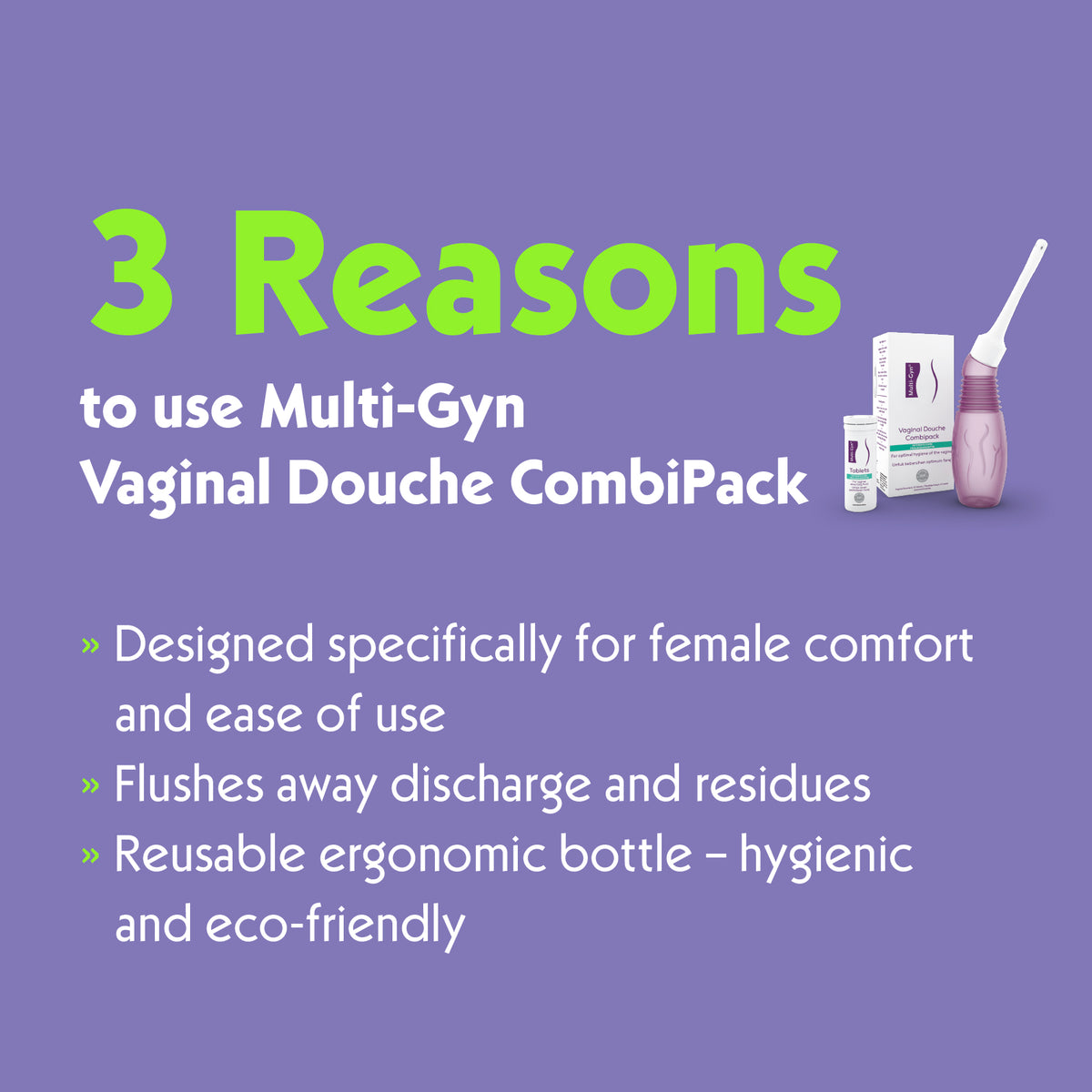 Multi-Gyn Vaginal Douche CombiPack | Initimate Cleanse