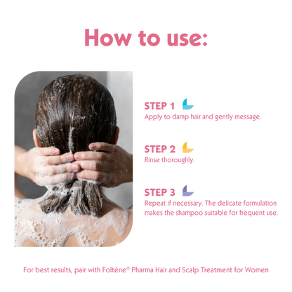 FOLTENE Strengthening Shampoo for WOMEN with Thinning Hair