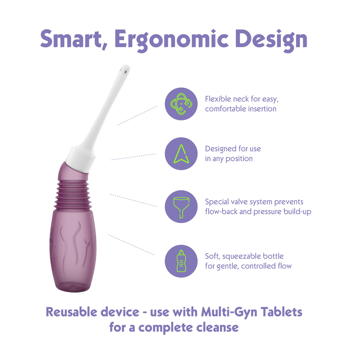 Multi-Gyn Vaginal Douche CombiPack | Initimate Cleanse
