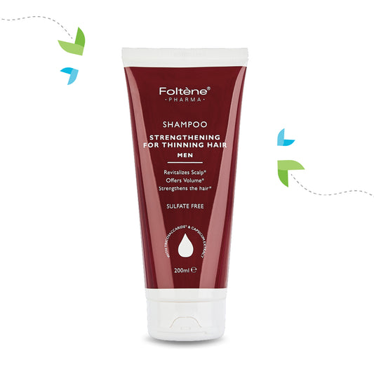 FOLTENE Strengthening Shampoo for MEN with Thinning Hair & Hair Loss